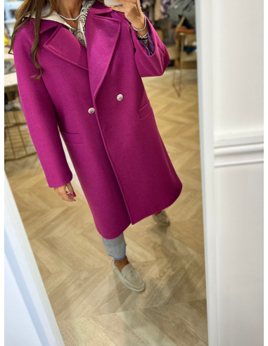 Manteau BABA rose plus qu'un jeu 